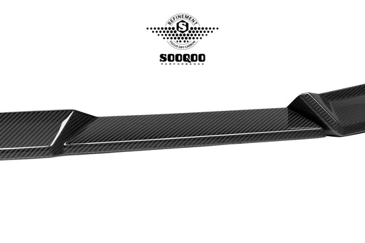 BMW X3 M50i/30i xDrive G45 2025-ON with Aftermarket Parts - Front Lip Dry Pre-preg Carbon Fiber from SOOQOO USA