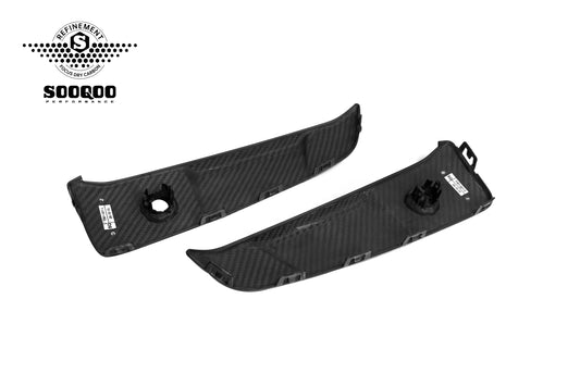 BMW X3 M50i/30i xDrive G45 2025-ON with Aftermarket Parts - Rear Canards Dry Pre-preg Carbon Fiber from SOOQOO USA