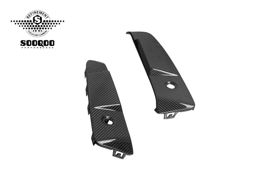 BMW X3 M50i/30i xDrive G45 2025-ON with Aftermarket Parts - Rear Canards Dry Pre-preg Carbon Fiber from SOOQOO USA