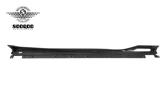 BMW X3 M50i/30i xDrive G45 2025-ON with Aftermarket Parts - Side Skirts Dry Pre-preg Carbon Fiber from SOOQOO USA