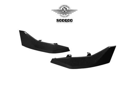 BMW X3 M50i/30i xDrive G45 2025-ON with Aftermarket Parts - V1 Style Rear Diffuser Dry Pre-preg Carbon Fiber from SOOQOO USA