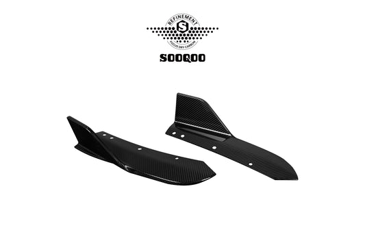BMW X3M X3MC F97 LCI 2022 2023 2024 with Aftermarket?Parts - Rear Canards?Carbon Fiber from SOOQOO USA