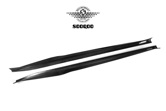 BMW X3M X3MC F97 LCI 2022-ON &?IX3 BEV G08 LCI 2022-ON with Aftermarket Parts - Side Skirts Pre-preg Carbon Fiber from SOOQOO USA