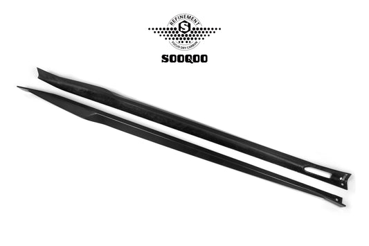 BMW X3M X3MC F97 LCI 2022-ON &?IX3 BEV G08 LCI 2022-ON with Aftermarket Parts - Side Skirts Pre-preg Carbon Fiber from SOOQOO USA