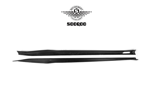 BMW X3M X3MC F97 LCI 2022-ON &?IX3 BEV G08 LCI 2022-ON with Aftermarket Parts - Side Skirts Pre-preg Carbon Fiber from SOOQOO USA