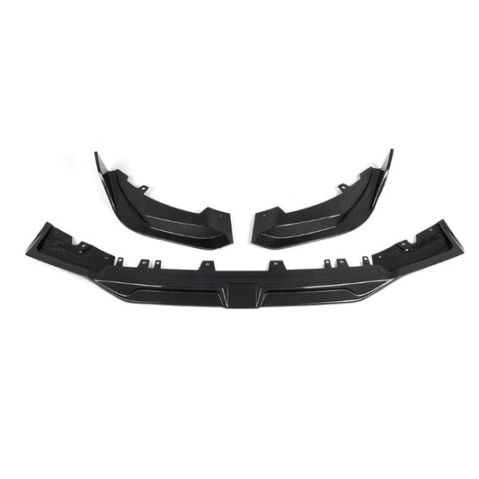 BMW X3M X3MC F97 LCI 2022 2023 2024 & X4M X4MC F98 LCI 2022 2023 2024 with Aftermarket Parts - Front Lip?Carbon Fiber from SOOQOO USA