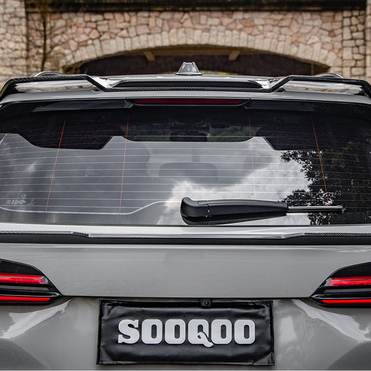 BMW X5 M60i M50i s/x Drive 40i xDrive 50e G05 (Fits Both Pre-LCI & LCI) 2019-ON &?X5M/C F95 (Fits Both Pre-LCI & LCI) 2020-ON with Aftermarket Parts - Rear Lip Spoiler?Carbon Fiber from SOOQOO USA