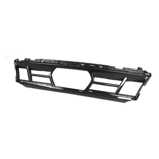 BMW X5 M60i s/x Drive 40i xDrive 50e G05 LCI 2024-ON with Aftermarket Parts - Front Bumper Center Intake Vent Valences Trim?Carbon Fiber from SOOQOO USA