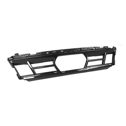 BMW X5 M60i s/x Drive 40i xDrive 50e G05 LCI 2024-ON with Aftermarket Parts - Front Bumper Center Intake Vent Valences Trim?Carbon Fiber from SOOQOO USA