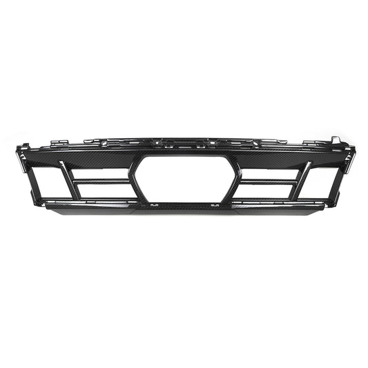 BMW X5 M60i s/x Drive 40i xDrive 50e G05 LCI 2024-ON with Aftermarket Parts - Front Bumper Center Intake Vent Valences Trim?Carbon Fiber from SOOQOO USA