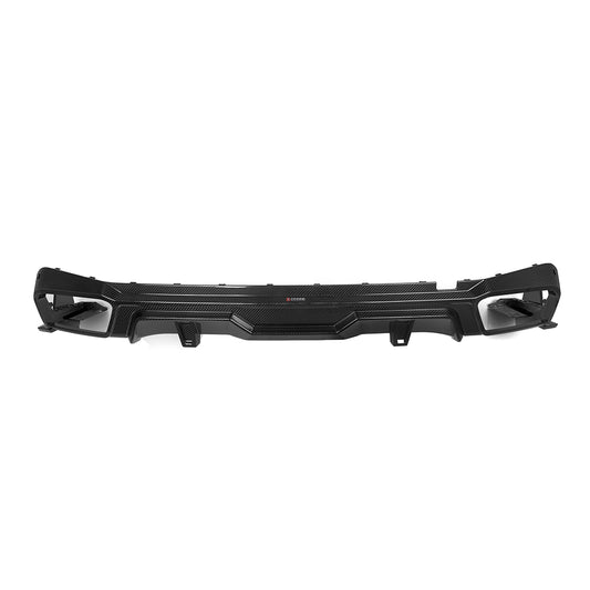 BMW X5 M60i s/x Drive 40i xDrive 50e G05 (Fits Both Pre-LCI & LCI) 2019 2020 2021 2022 2023 2024 with Aftermarket Parts - Rear Diffuser & Canards & Exhaust Tips Carbon Fiber from?SOOQOO USA