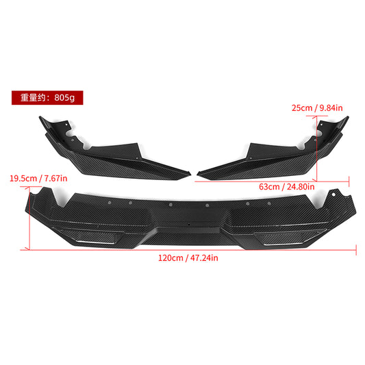 BMW X5M X5MC F95 LCI 2024-ON with Aftermarket Parts - Front Lip?Carbon Fiber from SOOQOO USA