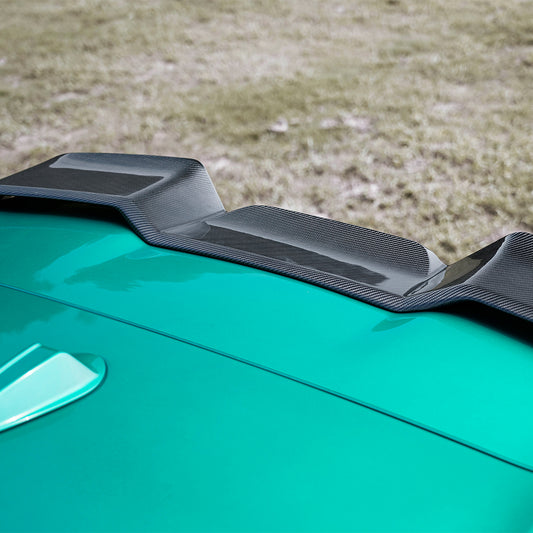BMW X5M X5MC F95 LCI 2024-ON with Aftermarket Parts - Rear Roof Spoiler?Carbon Fiber from SOOQOO USA