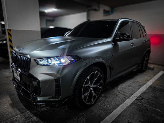 BMW X5M X5MC F95 LCI 2024-ON with Aftermarket Parts - Side Skirts?Carbon Fiber from SOOQOO USA