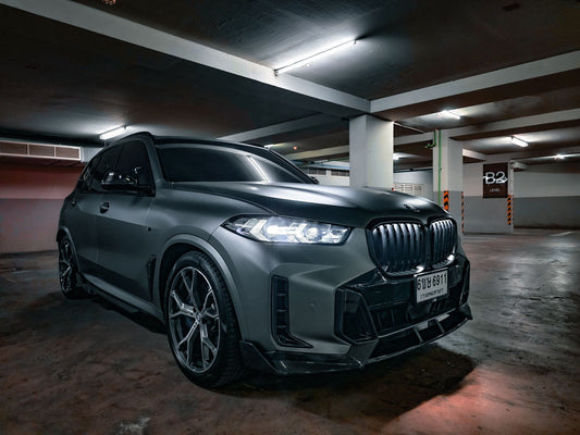 BMW X5M X5MC F95 LCI 2024-ON with Aftermarket Parts - Side Skirts?Carbon Fiber from SOOQOO USA