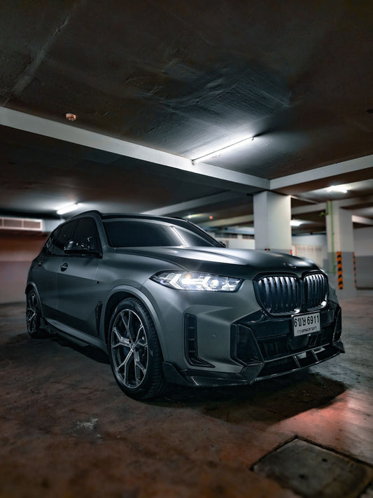 BMW X5M X5MC F95 LCI 2024-ON with Aftermarket Parts - Side Skirts?Carbon Fiber from SOOQOO USA