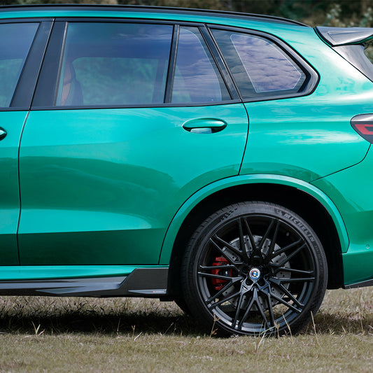 BMW X5M X5MC F95 LCI 2024-ON with Aftermarket Parts - Side Skirts?Carbon Fiber from SOOQOO USA
