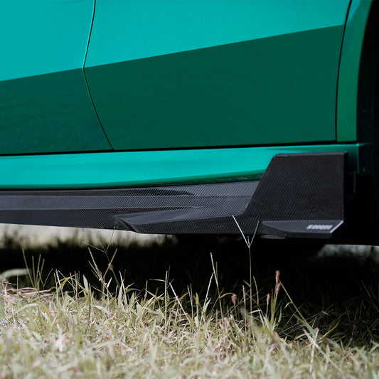BMW X5M X5MC F95 LCI 2024-ON with Aftermarket Parts - Side Skirts?Carbon Fiber from SOOQOO USA