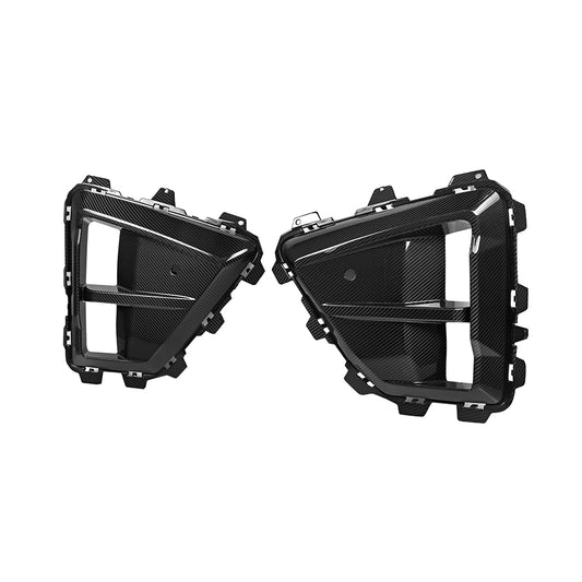 BMW X5M X5MC F95 LCI 2024-ON & X6M X6MC F96 LCI 2024-ON with Aftermarket Parts - Front Bumper Intake Vents?Carbon Fiber from SOOQOO USA