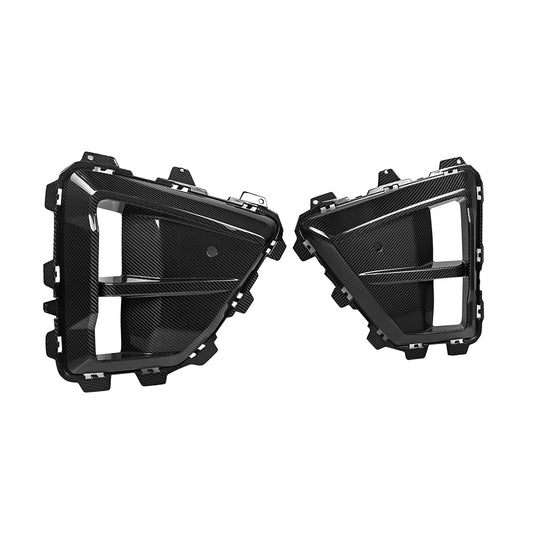 BMW X5M X5MC F95 LCI 2024-ON & X6M X6MC F96 LCI 2024-ON with Aftermarket Parts - Front Bumper Intake Vents?Carbon Fiber from SOOQOO USA
