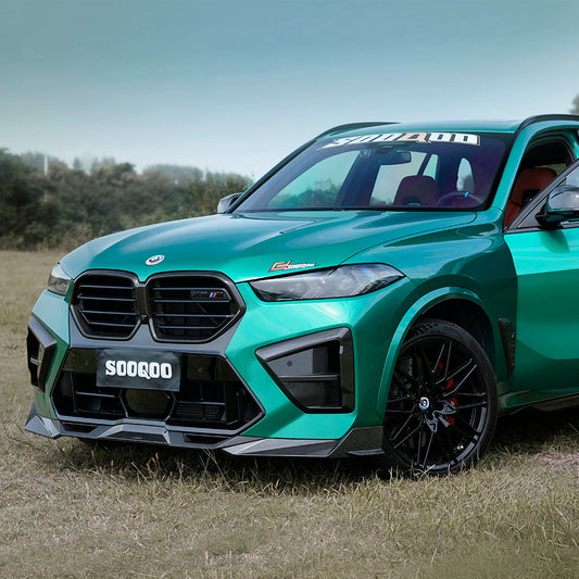 BMW X5M X5MC F95 LCI 2024-ON & X6M X6MC F96 LCI 2024-ON with Aftermarket Parts - Front Bumper Intake Vents?Carbon Fiber from SOOQOO USA