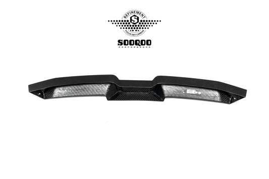 BMW X6 M60I xDrive40i (with M-Package) G06 Pre-LCI 2020 2021 2022 2023 with Aftermarket Parts - Front Lip Dry Pre-preg Carbon Fiber from SOOQOO USA