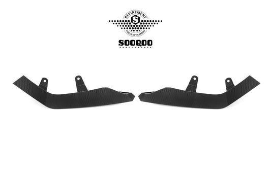 BMW X6 M60i s/x Drive40i/e G06 LCI 2024-ON with Aftermarket Parts - Front Lip Pre-preg Carbon Fiber from SOOQOO USA