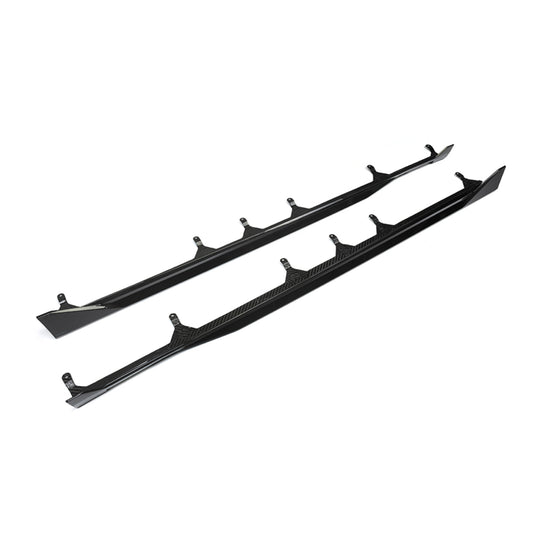BMW X7 xDrive40i M60i ALPINA XB7 LCI G07 2023-ON with Aftermarket Parts - Side Skirts Dry Pre-preg Carbon Fiber from SOOQOO USA