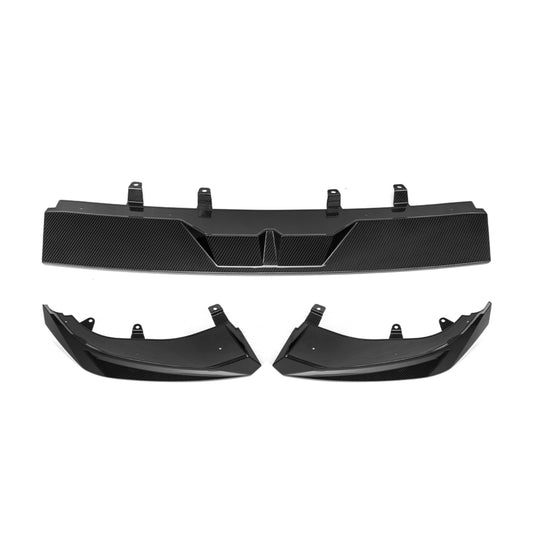 BMW X7 xDrive40i (With M-Package Bumper) M60i LCI G07 2023-ON with Aftermarket Parts - Front Lip Dry Pre-preg Carbon Fiber from SOOQOO USA