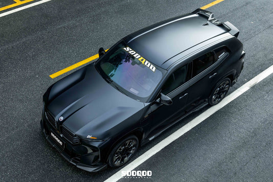BMW XM G09 2023-ON with Aftermarket Parts - Front Lip Dry Pre-preg Carbon Fiber from SOOQOO USA