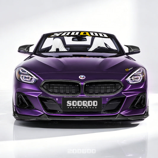 BMW Z4 G29 M40i / sDrive30i LCI 2023-ON with Aftermarket Parts - Front Lip Dry Pre-preg Carbon Fiber from SOOQOO USA