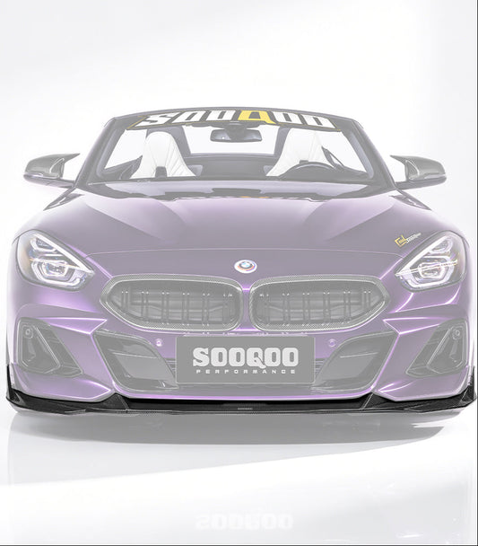 BMW Z4 G29 M40i / sDrive30i LCI 2023-ON with Aftermarket Parts - Front Lip Dry Pre-preg Carbon Fiber from SOOQOO USA