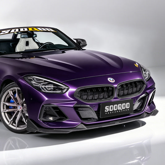 BMW Z4 G29 M40i / sDrive30i LCI 2023-ON with Aftermarket Parts - Front Lip Dry Pre-preg Carbon Fiber from SOOQOO USA