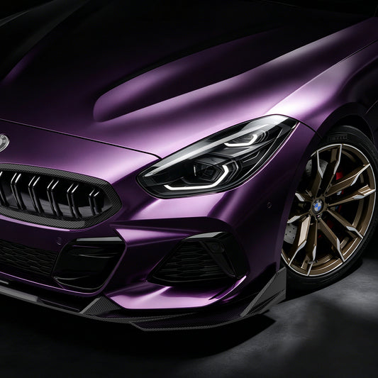 BMW Z4 G29 M40i / sDrive30i LCI 2023-ON with Aftermarket Parts - Front Lip Dry Pre-preg Carbon Fiber from SOOQOO USA