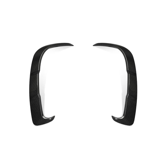 BMW Z4 G29 M40i / sDrive30i Pre-LCI & LCI 2019-ON with Aftermarket Parts - Rear Bumper Side Valances Inserts Dry Pre-preg Carbon Fiber from SOOQOO USA