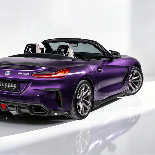 BMW Z4 G29 M40i / sDrive30i Pre-LCI & LCI 2019-ON with Aftermarket Parts - Side Skirts Dry Pre-preg Carbon Fiber from SOOQOO USA