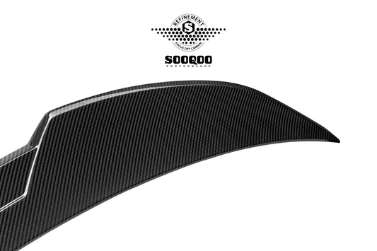 Mercedes Benz CLE-Class AMG CLE 53 / 450 / 300 C236 2024-ON with Aftermarket Parts - Rear Lip Spoiler Dry Pre-preg Carbon Fiber from SOOQOO USA