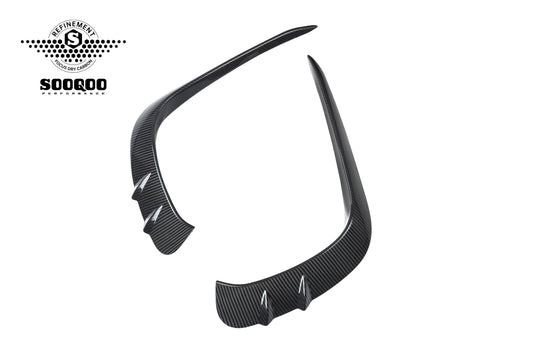 Mercedes Benz CLE-Class AMG CLE 53 C236 A236 2024-ON with Aftermarket Parts - Front Canards Dry Pre-preg Carbon Fiber from SOOQOO USA