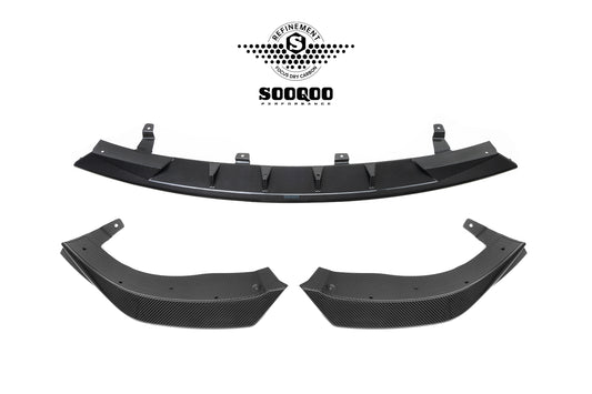 Mercedes Benz CLE-Class AMG CLE 53 C236 A236 2024-ON with Aftermarket Parts - Front Lip Dry Pre-preg Carbon Fiber from SOOQOO USA