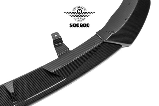 Mercedes Benz CLE-Class AMG CLE 53 C236 A236 2024-ON with Aftermarket Parts - Front Lip Dry Pre-preg Carbon Fiber from SOOQOO USA