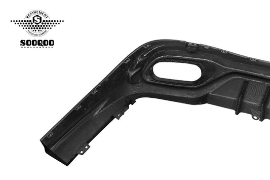 Mercedes Benz CLE-Class AMG CLE 53 / 450 / 300 C236 A236 2024-ON with Aftermarket Parts - With Light Rear Diffuser Dry Pre-preg Carbon Fiber from SOOQOO USA