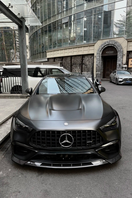 Mercedes Benz CLE-Class AMG CLE 53 C236 A236 2024-ON with Aftermarket Parts - Front Lip Dry Pre-preg Carbon Fiber from SOOQOO USA