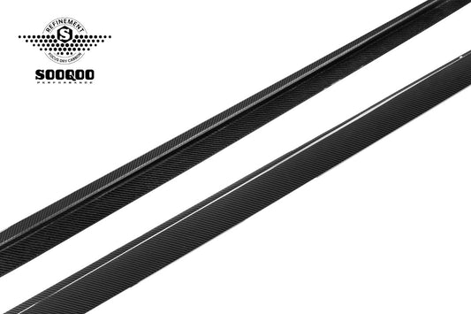 Mercedes Benz CLE-Class AMG CLE 53 / 450 / 300 C236 A236 2024-ON with Aftermarket Parts - Side Skirts Dry Pre-preg Carbon Fiber from SOOQOO USA