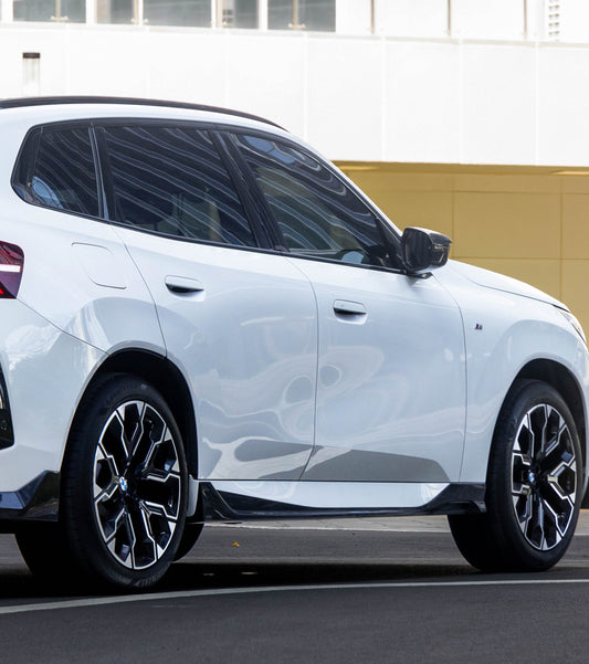 BMW X3 M50i/30i xDrive G45 2025-ON with Aftermarket Parts - Side Skirts Dry Pre-preg Carbon Fiber from SOOQOO USA