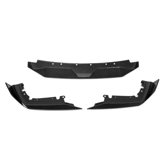 BMW X5M X5MC F95 Pre-LCI 2020 2021 2022 2023 with Aftermarket Parts - Front Lip Dry Pre-preg Carbon Fiber from SOOQOO USA