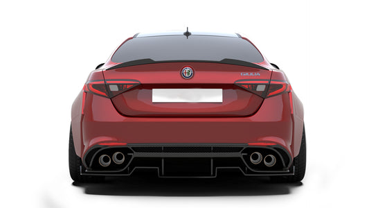 Alfa Romeo Giulia Veloce Ti Sprint RWD AWD Lusso Base 2017-ON with Aftermarket Parts - Rear Diffuser & Underboard Carbon Fiber / FRP from SPECTER PLUS