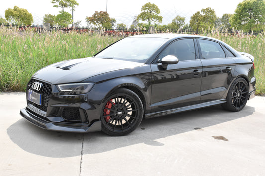 Audi RS3 8V.5 2018 2019 2020 with Aftermarket Parts - Hood Carbon Fiber / FRP from SPECTER PLUS