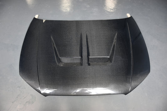 Audi RS3 8V.5 2018 2019 2020 with Aftermarket Parts - Hood Carbon Fiber / FRP from SPECTER PLUS