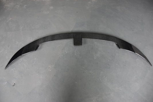 Audi RS3 S3 A3 8V/8V.5 2014 2015 2016 2017 2018 2019 2020 with Aftermarket Parts - Rear Lip Spoiler Carbon Fiber / FRP from SPECTER PLUS