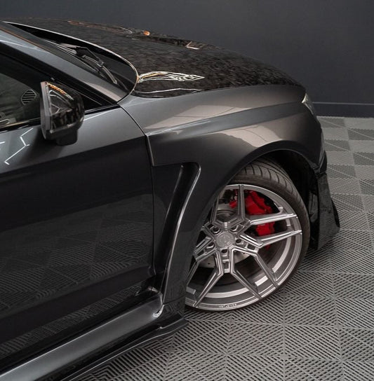 SPECTER PLUS Widebody Front Fenders Flares for Audi RS3 8V.5 2018-2020 Carbon Fiber/FRP